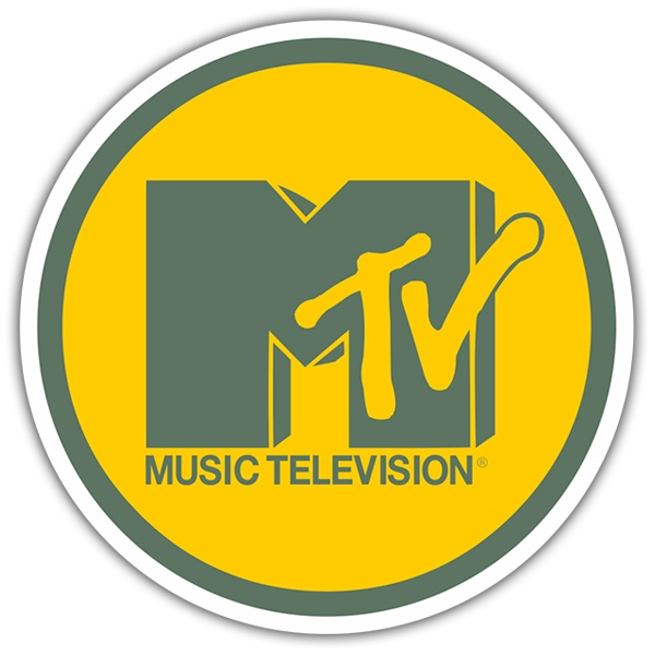 Autocollants: MTV Jaune