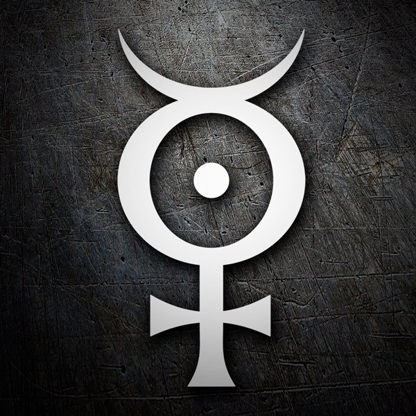 Autocollants: Marilyn Manson Symbole Circulaire