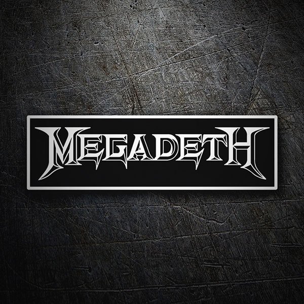 Autocollants: Megadeth Logo