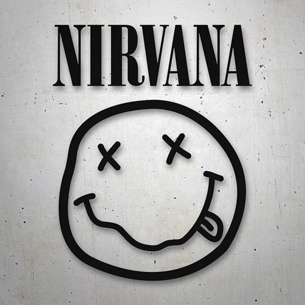 Autocollants: Nirvana avec Smiley Ivre 0