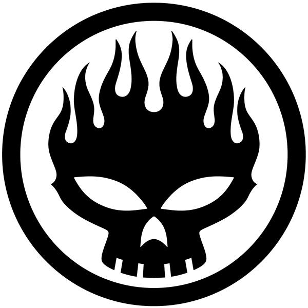 Autocollants: The Offspring Crâne