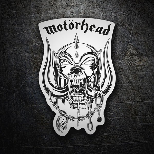 Autocollants: Motörhead - Snaggletooth Blanc