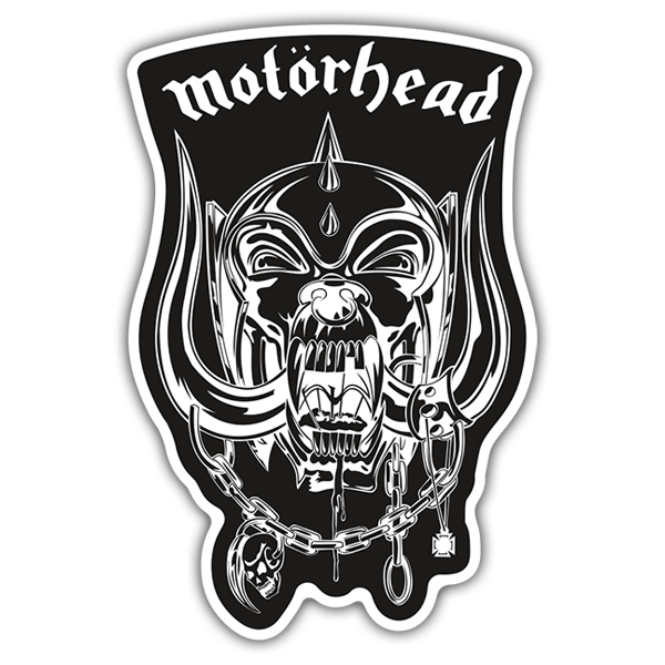 Autocollants: Motörhead - Snaggletooth Noir 0