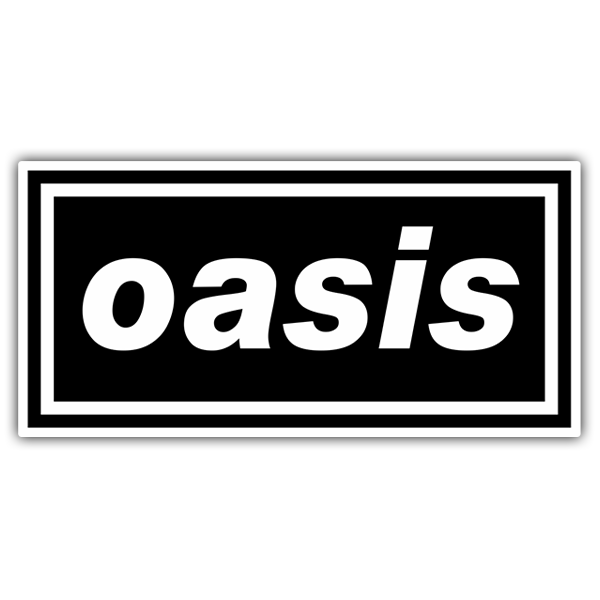 Autocollants: Logo Oasis en Design Minimaliste
