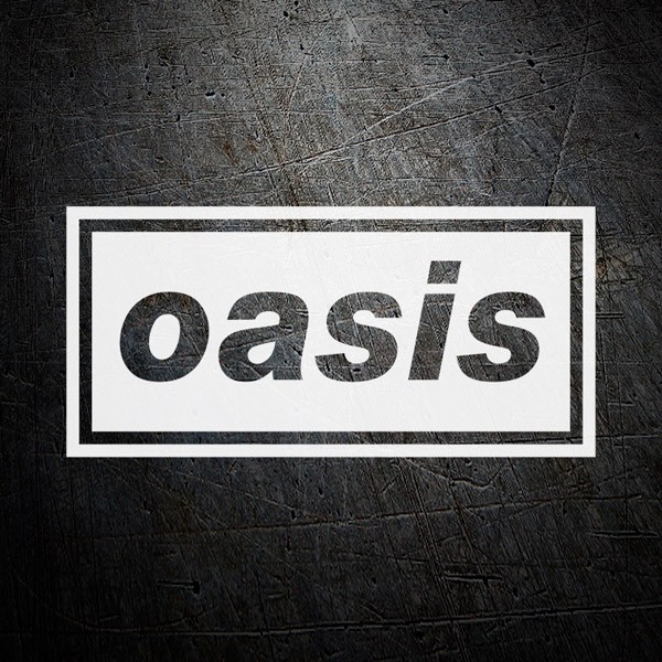Autocollants: Logo Oasis en Lettres Minuscules