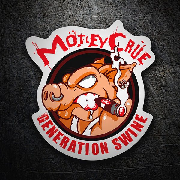 Autocollants: Mötley Crüe - Generation Swine