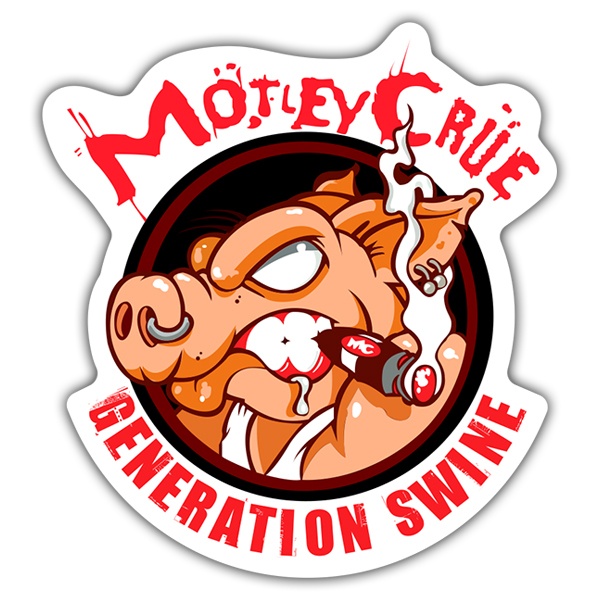 Autocollants: Mötley Crüe - Generation Swine