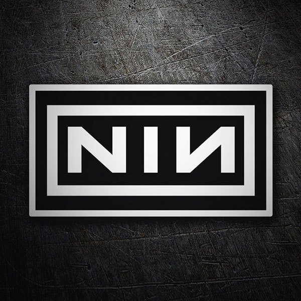 Autocollants: Nine Inch Nails Logo