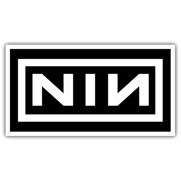 Autocollants: Nine Inch Nails Logo
