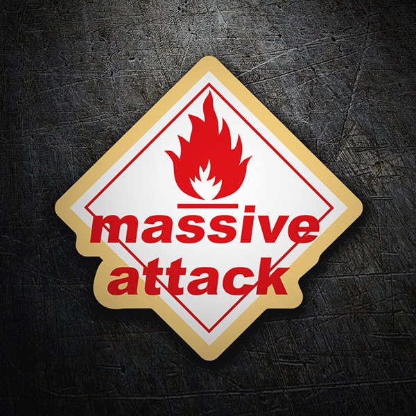 Autocollants: Massive Attack - Blue Lines