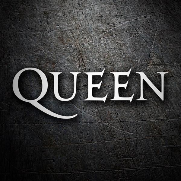 Autocollants: Logo de Queen en Estilo Musical