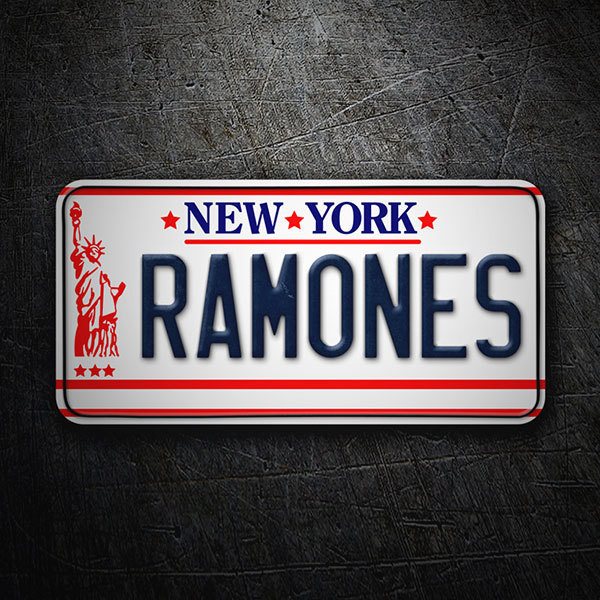 Autocollants: Ramones Plaque d 1