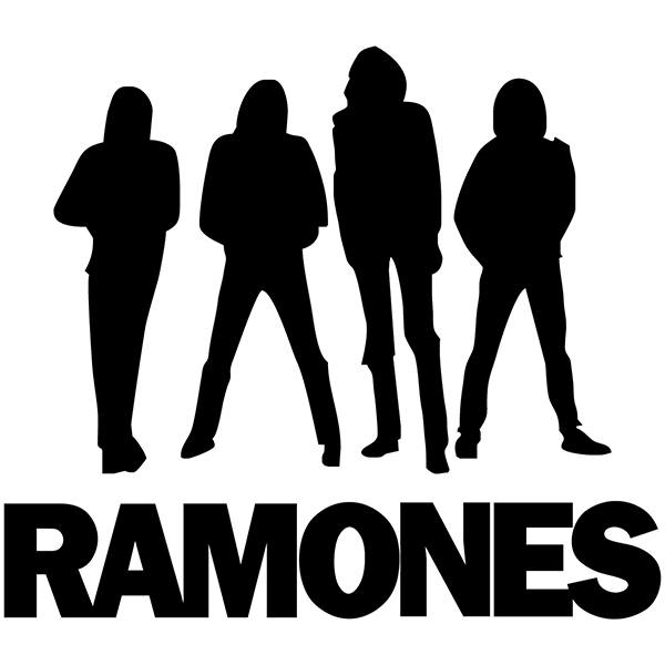 Autocollants: Siluetas Ramones