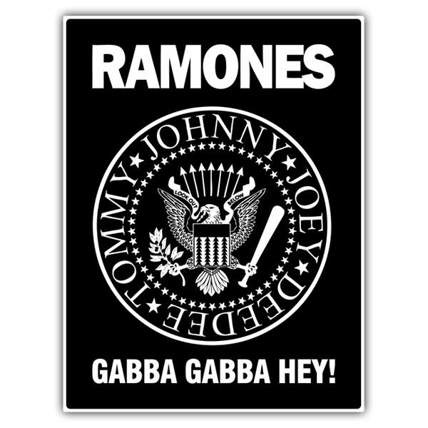 Autocollants: Ramones Gabba Gabba Hey!
