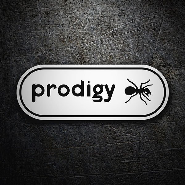 Autocollants: Prodigy Logo avec Fourmi