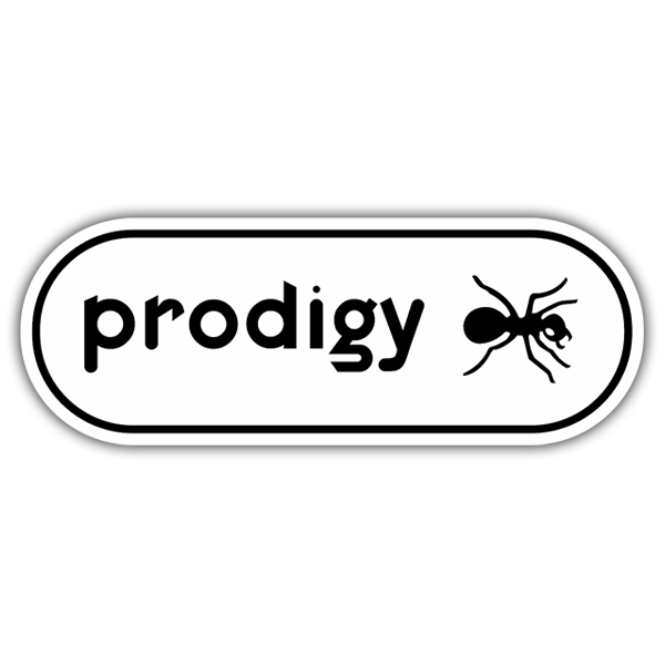 Autocollants: Prodigy Logo avec Fourmi