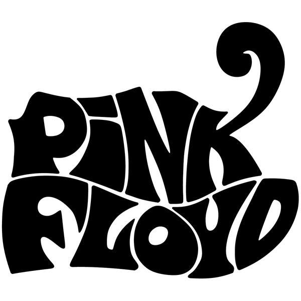 Autocollants: Logo Pink Floyd en Estilo Psych&eacute;d&eacute;lique
