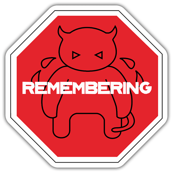 Autocollants: Radiohead Remembering 0
