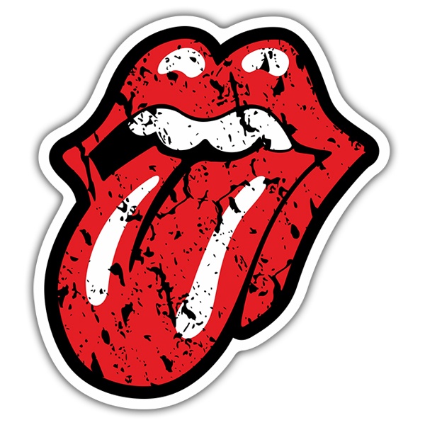 Autocollants: The Rolling Stones porté