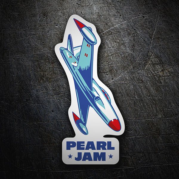 Autocollants: Pearl Jam Avion