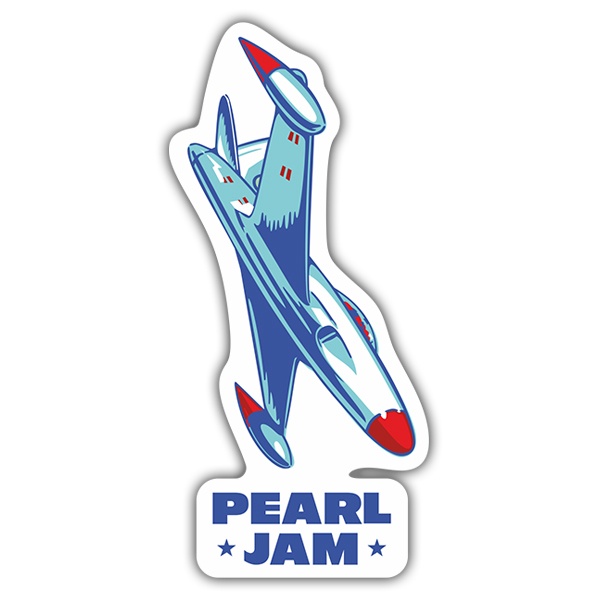 Autocollants: Pearl Jam Avion
