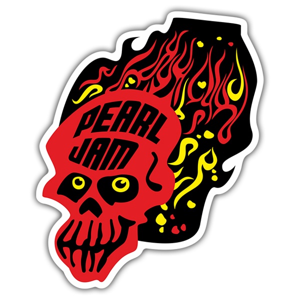 Autocollants: Pearl Jam Skull