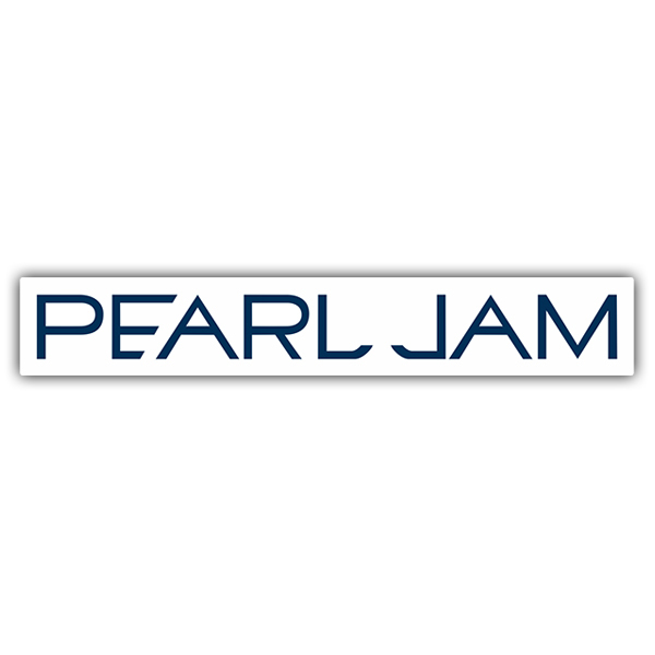 Autocollants: Logo Pearl Jam en Estilo Retro