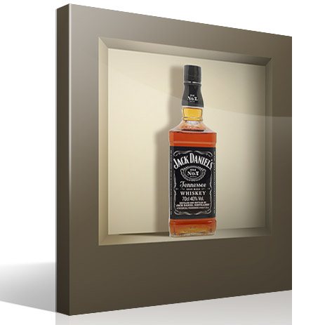 Stickers muraux: Bouteille de Jack Daniels niche