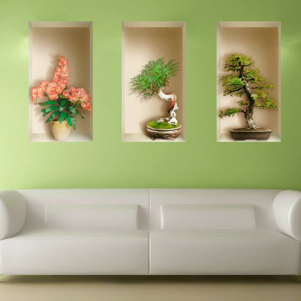 Stickers muraux: Niche Bonsai