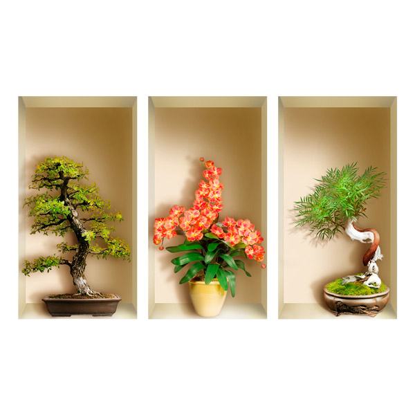 Stickers muraux: Niche Bonsai