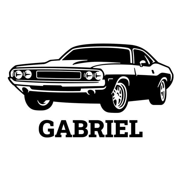 Stickers pour enfants: Mustang personnalisé