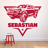 Stickers pour enfants: Aventure 4x4 avec Prénom 2