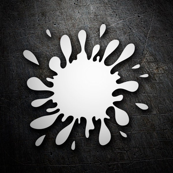 Autocollant tache de peinture