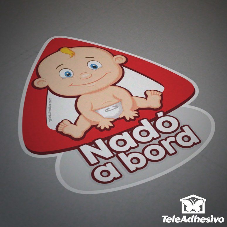 15 cm bebe a bord catalan Autocollants/stickers 