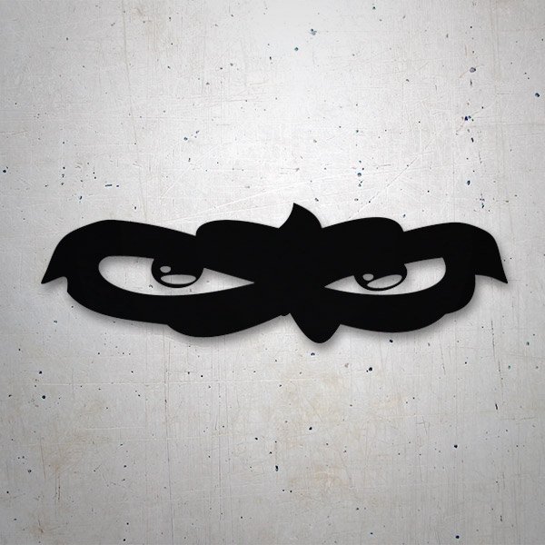 Autocollants: Masque Regard de Tigre