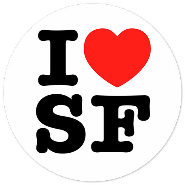 Autocollants: I love SF