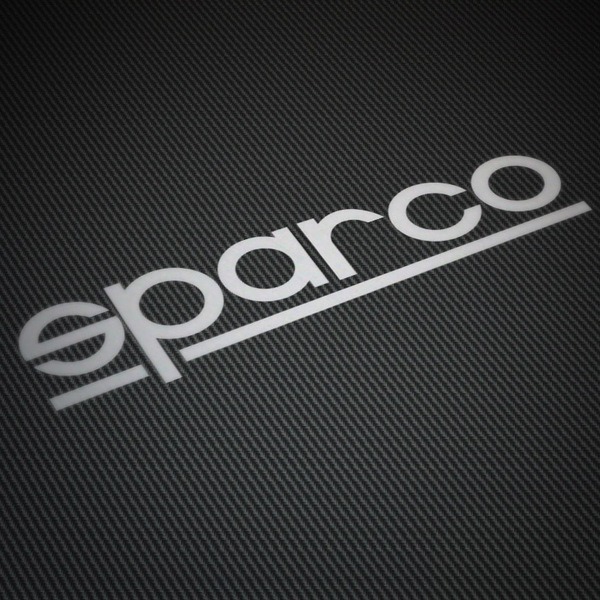 Autocollants: Sparco en Lettre Fine
