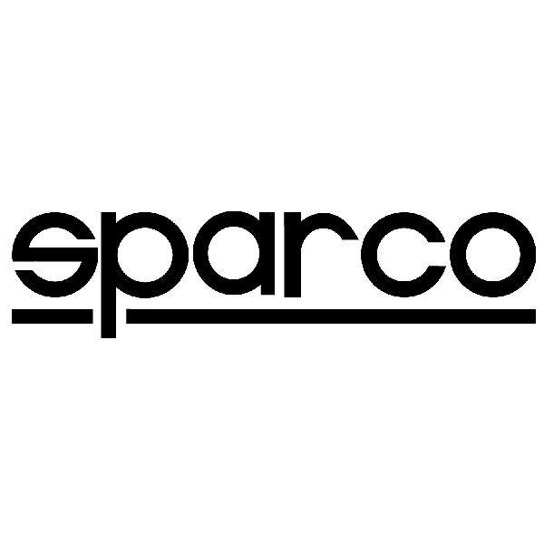 Autocollants: Sparco en Lettre Fine