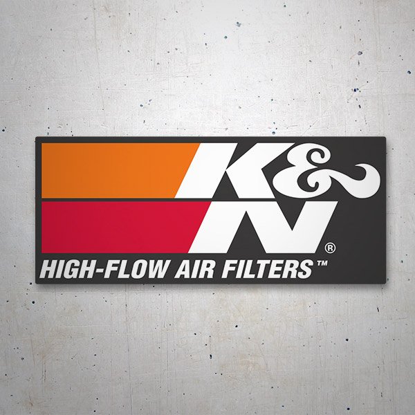 Autocollants: K&N High-Flow Air Filters 2