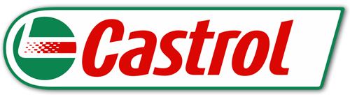 Autocollants: Logotype Castrol en Rouge et Vert