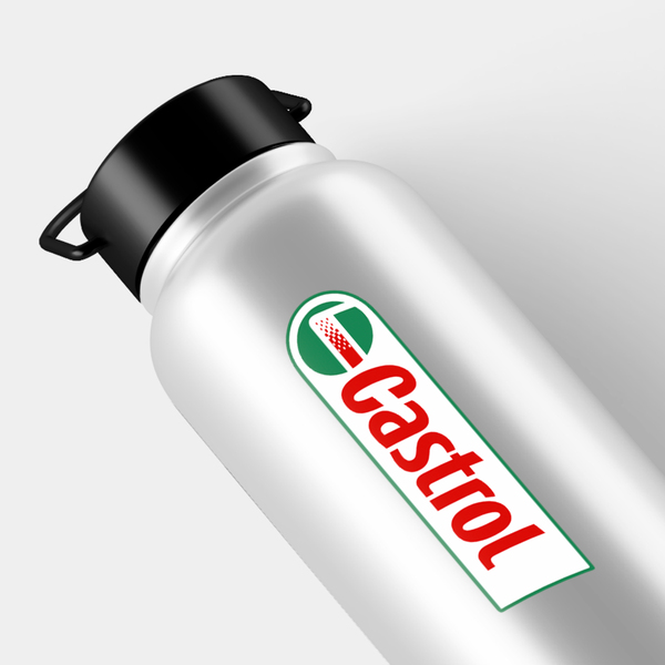 Autocollants: Logotype Castrol en Rouge et Vert