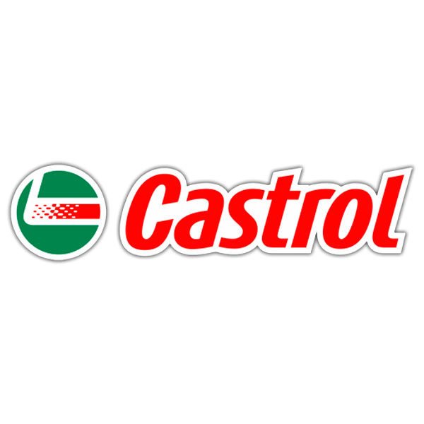 Autocollants: Castrol 3 en C&iacute;rculo Verde