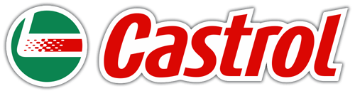 Autocollants: Castrol 3 en C&iacute;rculo Verde