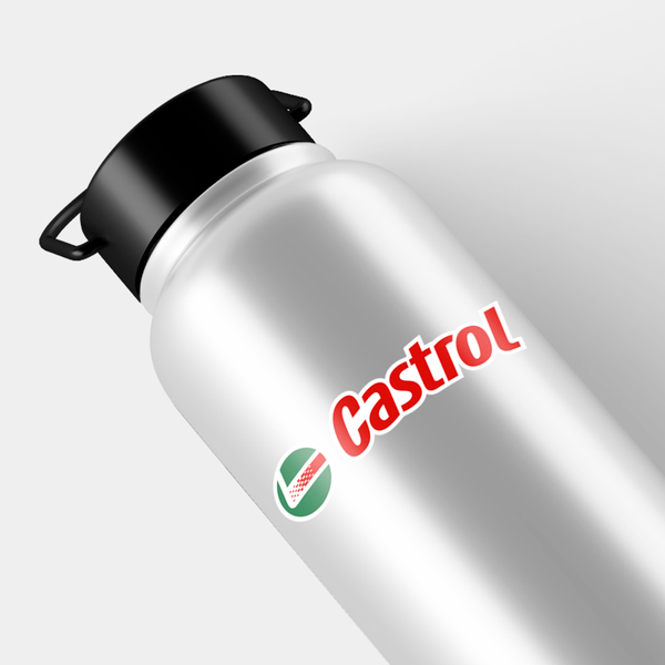 Autocollants: Castrol 3 en C&iacute;rculo Verde