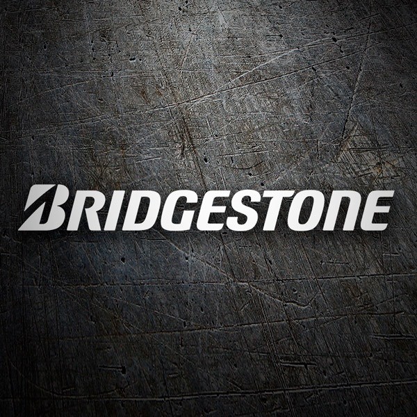Autocollants: Logo Bridgestone en Typographie Grasse