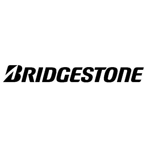 Autocollants: Logo Bridgestone en Typographie Grasse