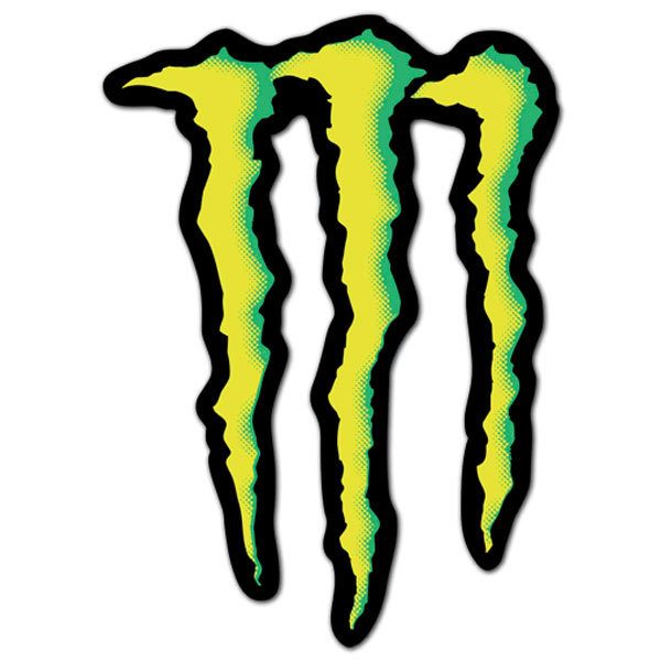 Autocollants: Logo Monster Energy avec Griffes