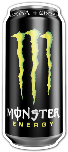 Autocollants: Monster Energy canette 1