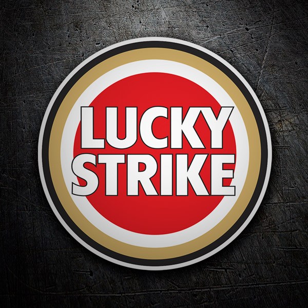 Autocollants: Lucky Strike Couleur