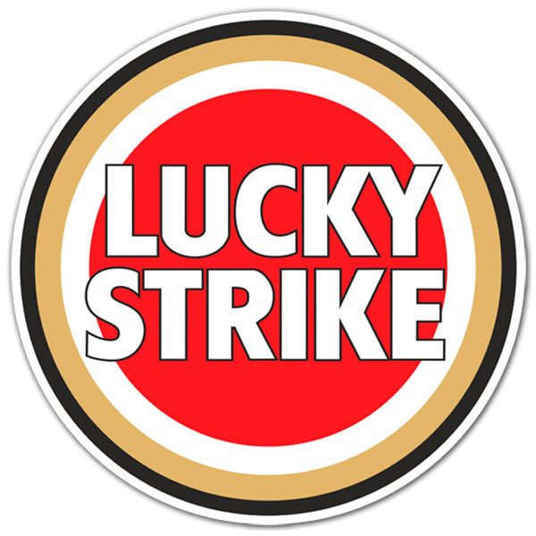 Autocollants: Lucky Strike Couleur